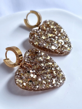 Kolczyki SPARKLE HEART