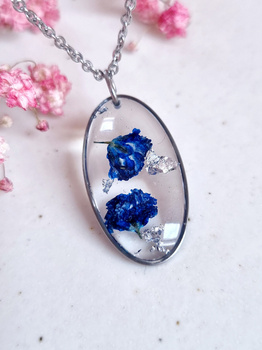 Naszyjnik SILVER ROMANTIC z gipsówką