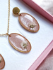 Komplet biżuterii ROSE PEARL z gipsówką