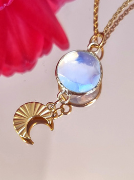 Naszyjnik MOON OPALITE