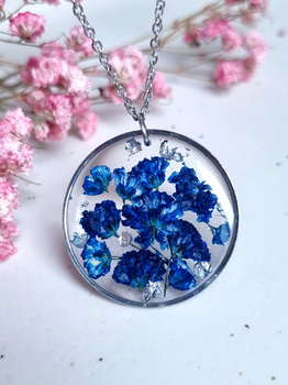 Naszyjnik SILVER ROMANTIC z gipsówką