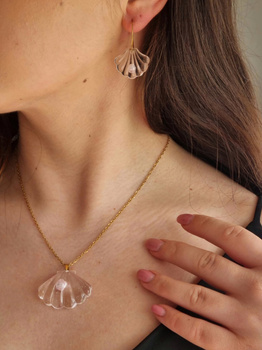 Kolczyki Shell & Pearl