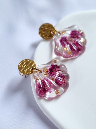 Kolczyki PINK SHELL