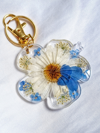 Brelok do kluczy FLOWER z miksem kwiatów