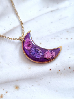 Naszyjnik księżyc PURPLE